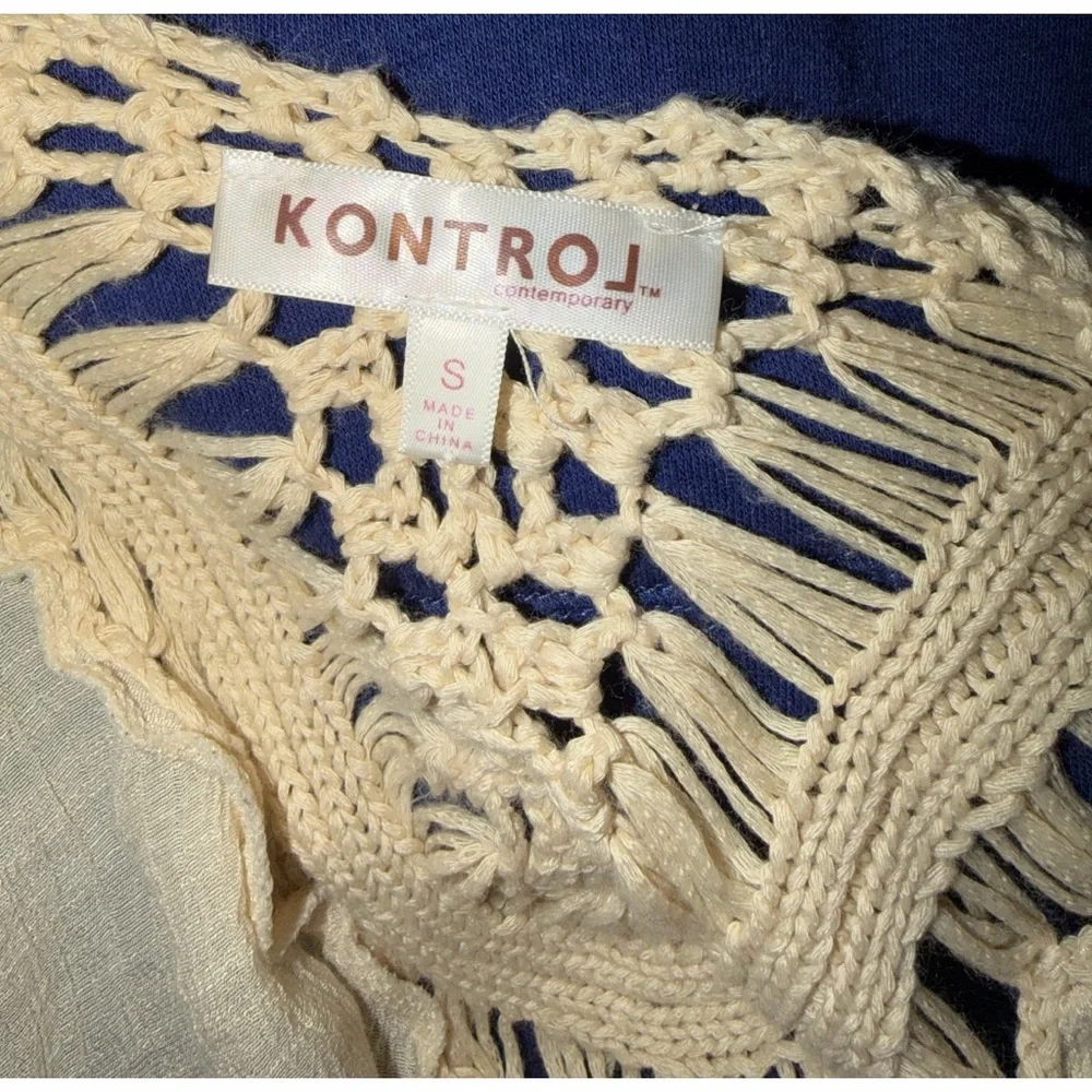 🤍 Boho Crochet Fringe Cardigan